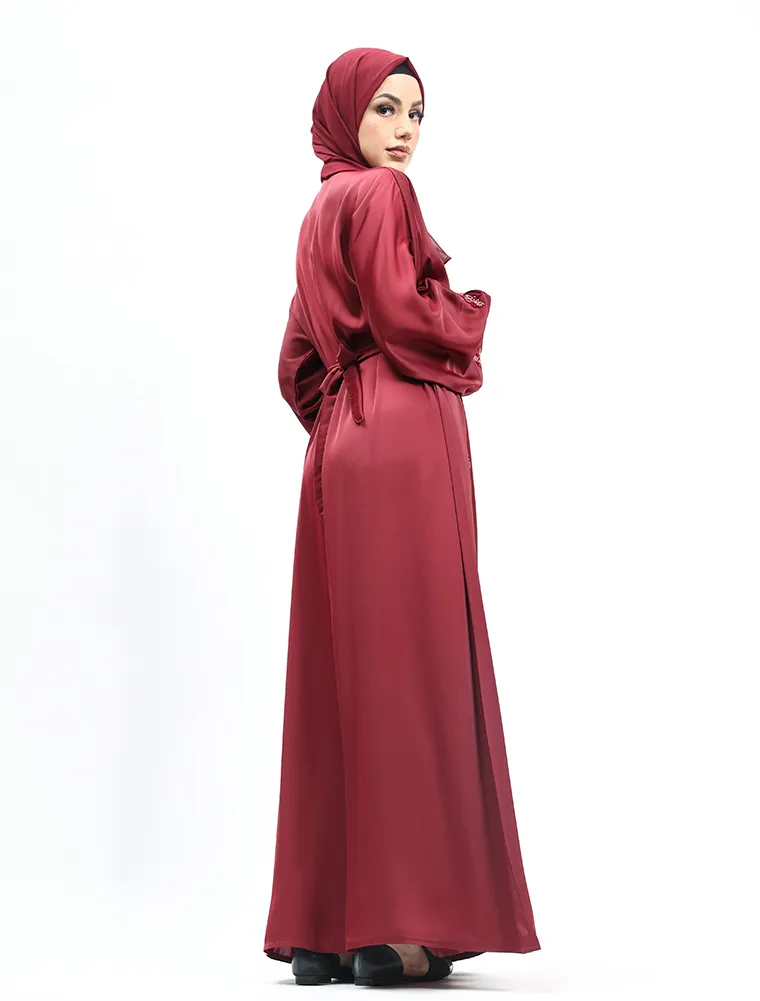 Maroon Hawa Abaya